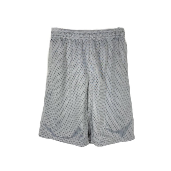 Athletic Works Kids Gray Mesh Athletic Basketball Shorts - Picture 1 of 7